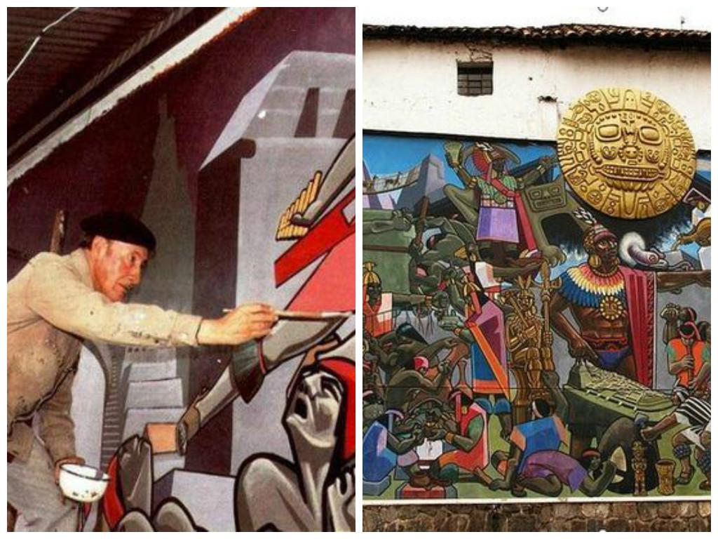 Fallece en Cusco el artista Juan Bravo, autor del mural más grande de Sudamérica