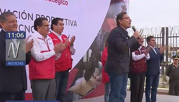 Martín Vizcarra en Trujillo: "Estoy aquí para agradecer el apoyo permanente"