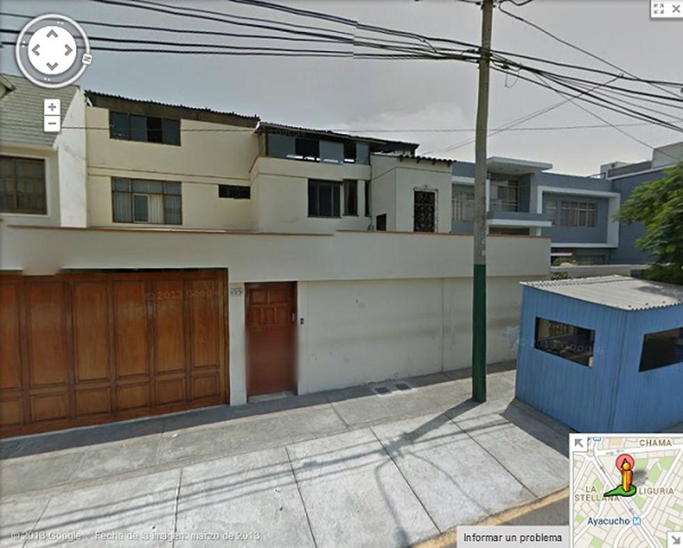 Street view: Casas de Humala y López Meneses, una más vigilada que la otra