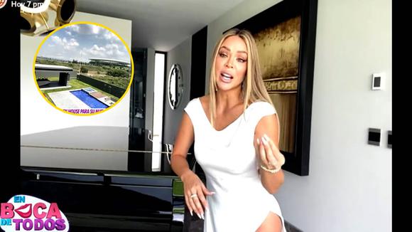 Sheyla Rojas shows off her huge mansion in Mexico: "we have tennis court and golf"