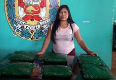 Mujer llevaba 11.9 kilos de droga en maletas