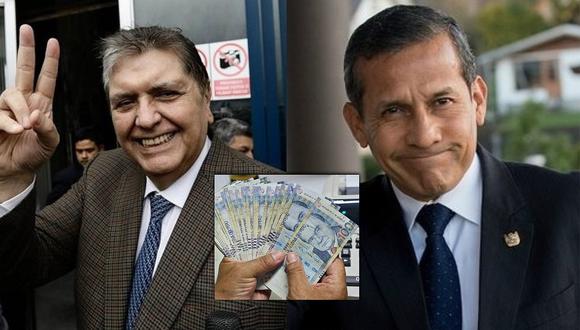 Alan García y Ollanta Humala son los únicos expresidentes que reciben pensión vitalicia 