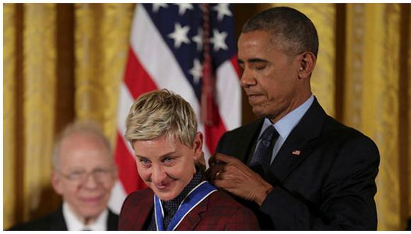 Barack Obama otorga reconocimiento a Ellen DeGeneres y a otros 21 personajes (VIDEO)