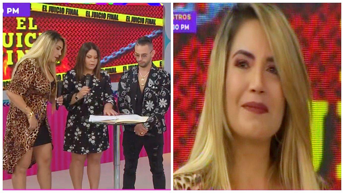 Anelhí Arias llora tras firmar conciliación con Dayron Martin para poder ver a sus hijas (VIDEO)
