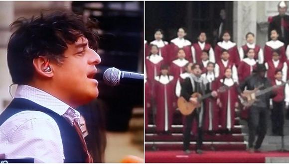 Fiestas Patrias: Pelo Madueño canta en Palacio de Gobierno y genera polémica (VIDEO)