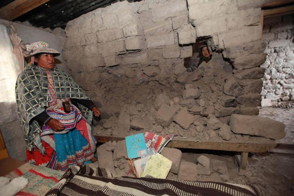 Maca, pueblo castigado por sismos y derrumbes