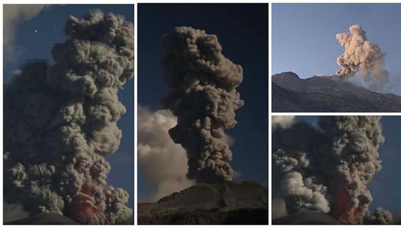 Volcán Sabancaya: aumenta erupción y recomiendan elevar alerta a naranja (VIDEO)