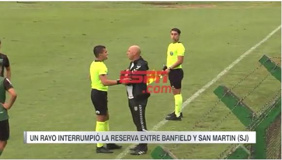 Caída de rayo en pleno partido interrumpió torneo de reservas en Argentina (VIDEO)