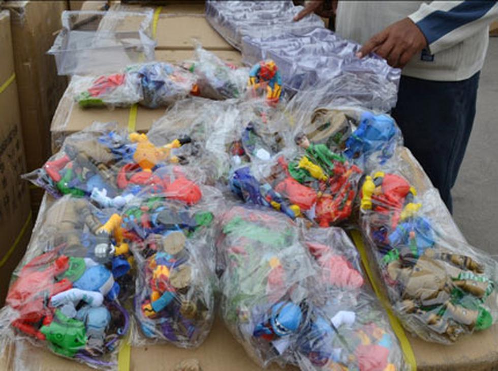 Incautan 17 toneladas de juguetes chinos de contrabando