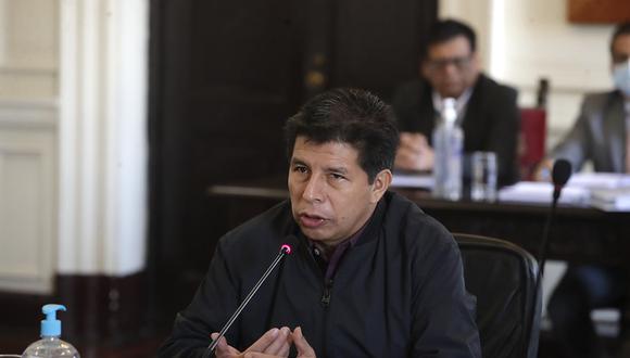 Pedro Castillo será investigado en la Comisión de Fiscalización. (Foto: archivo Presidencia)