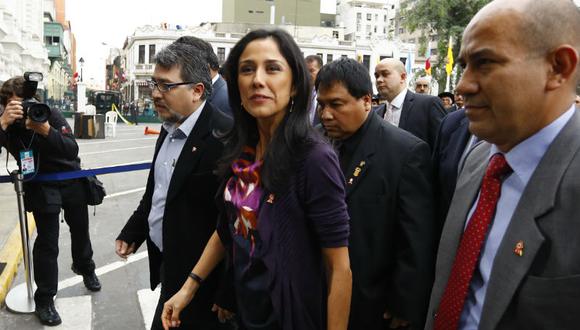 Nadine Heredia; "Salgo indignada, fastidiada" de la comisión