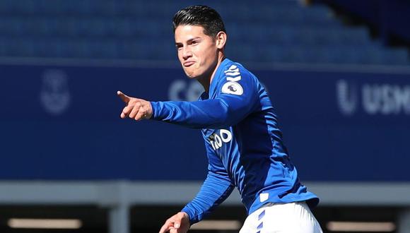 James Rodríguez no estará en el Everton vs. Manchester City por Premier League. (Foto: Reuters)