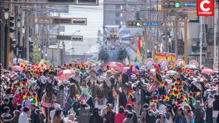 Huancayo: miles salieron en procesión en honor al Padre Eterno
