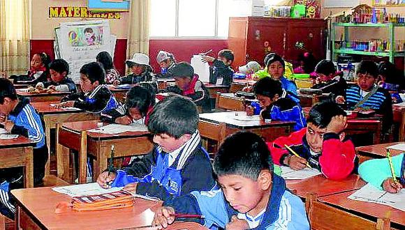 Tacna: Nivel de aprendizaje en menores creció en 48% desde el 2007