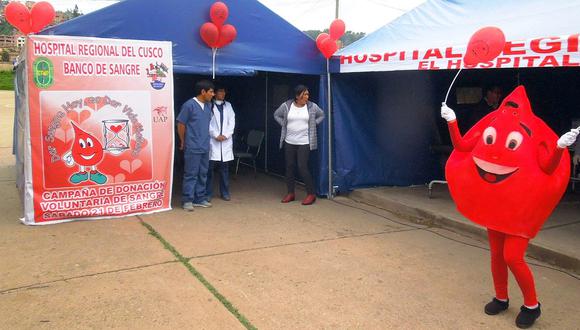Promueven campaña de donación de sangre en Cusco 