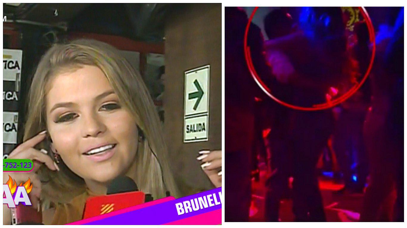 Brunella Horna: la captan abrazando y bailando con congresista Richard Acuña (VIDEO)