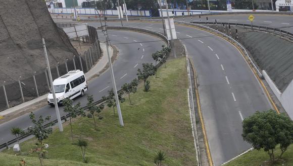 La Municipalidad de Lima informó la vía se abrirá por tramos comenzado con el sentido más pegado al mar, para luego continuar con el carril de sentido de sur a norte. (Foto: Jorge Cerdan / GEC)