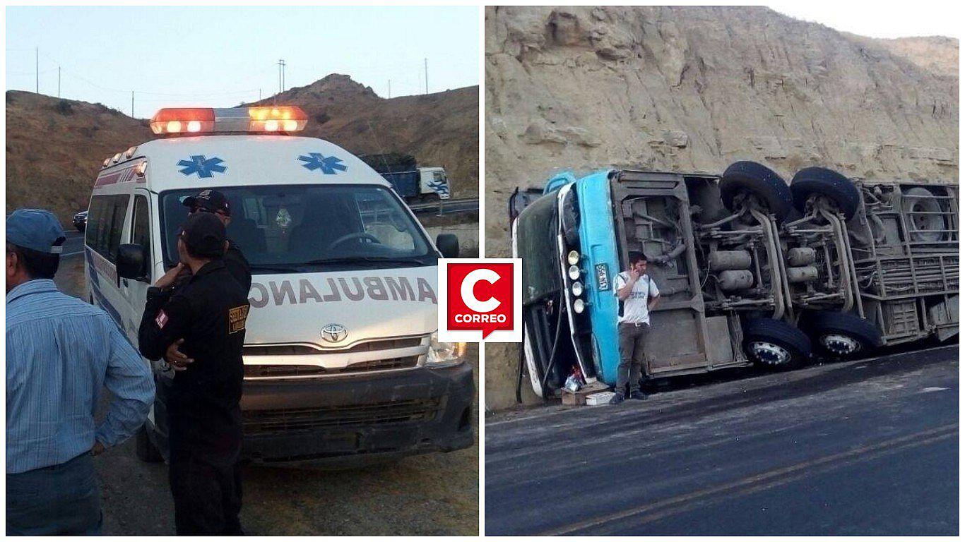 Dos niños graves y otros 18 heridos deja el despiste de ómnibus