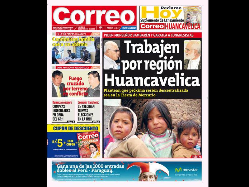 Nace CORREO Huancavelica  