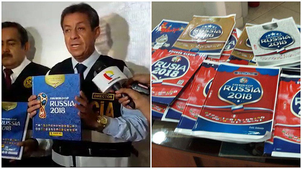 Policía incautó más de 20 mil álbumes Panini y Tres Reyes falsificados listos para ser vendidos