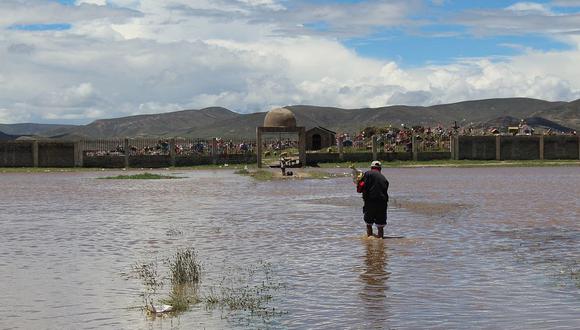 Desborde del río Coata pone en alerta máxima a pueblos de Carata y Lluco