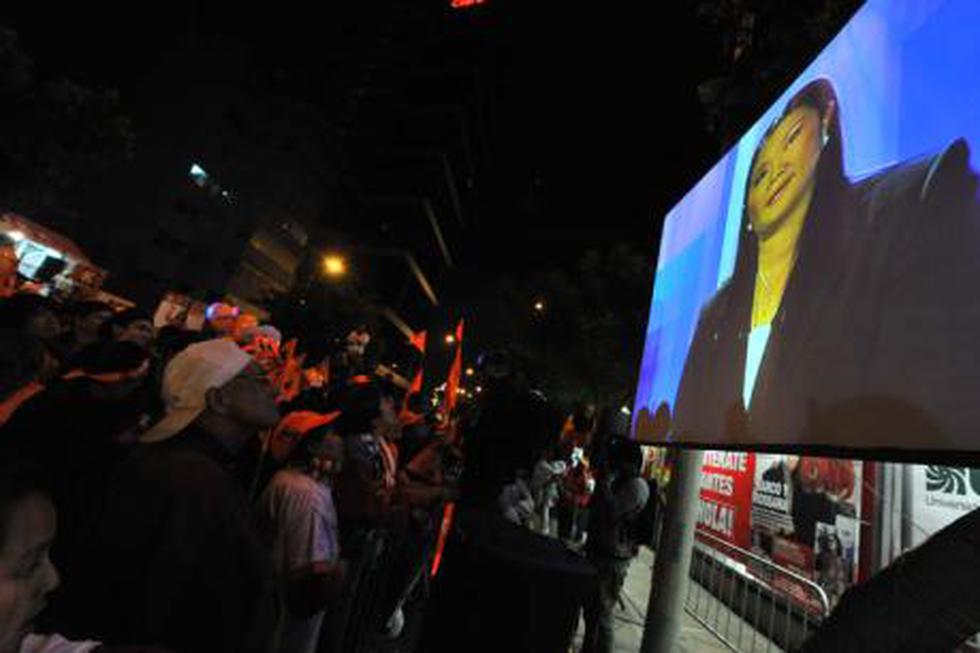 El debate presidencial en imágenes