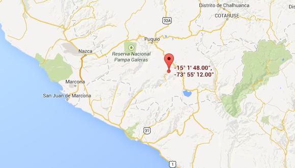 Sismo de 4,2 grados se registró en Ayacucho