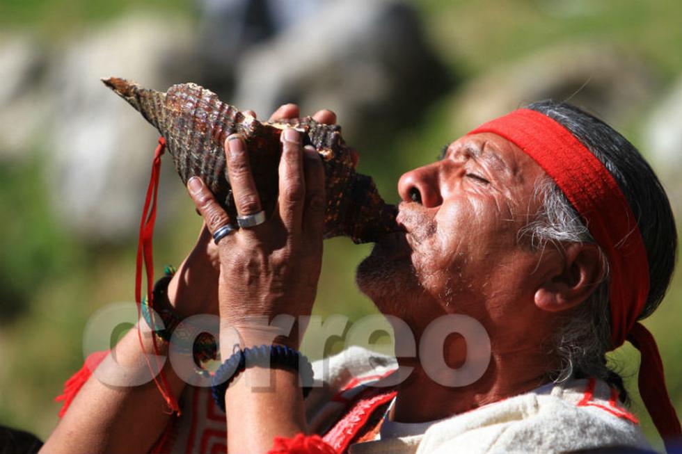 Escenifican pagapu en manantial de Wariwillka (VIDEO)