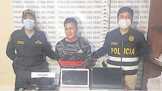 Sujeto asalta empresa y horas después lo atrapan por no cambiarse de ropa, en Huancayo