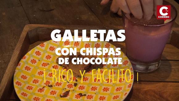 Rico y Facilito: Hoy ​galleta tibia con chispas de chocolate