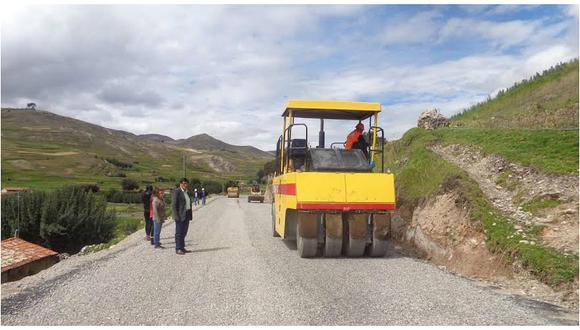 ​Carretera Puente Colpa-Chala-Jarpa-Yanacancha en 70% de avance