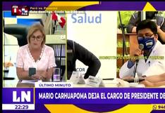 Mario Carhuapoma deja el cargo de presidente ejecutivo de EsSalud (VIDEO)