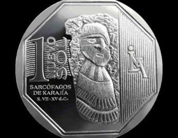 Moneda de  un sol en  circulación