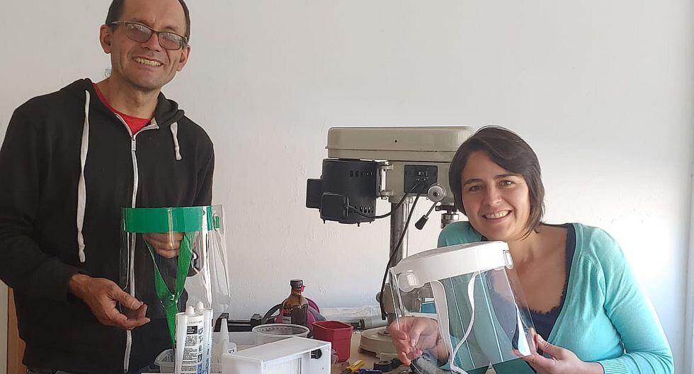 Mascarilla fabricada por arequipeño protege a médicos en hospitales
