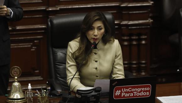 Lady Camones fue censurada con 61 votos a favor, 47 en contra y 5 abstenciones, . (Foto: César Campos/@photo.gec)