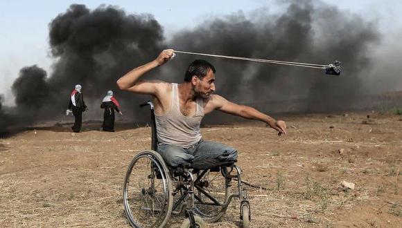 Fallece el palestino sin piernas cuya imagen dio la vuelta al mundo (FOTOS)