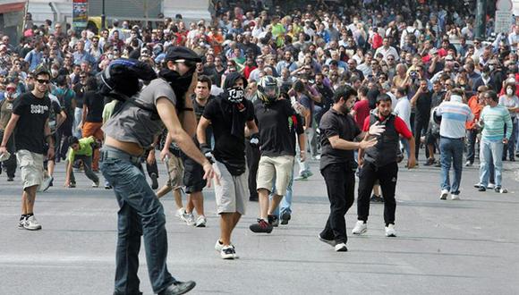 Grecia: Enfrentamientos en huelga general contra medidas de austeridad