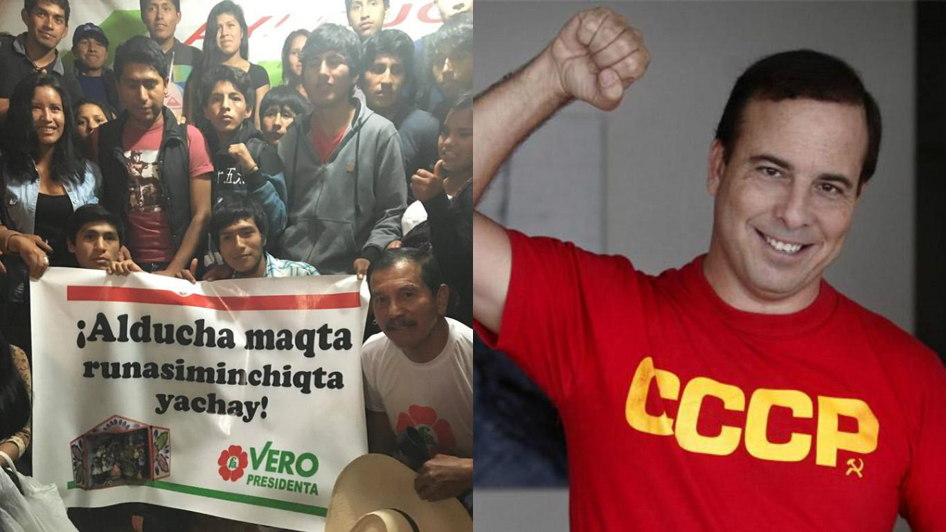 Verónika Mendoza: Jóvenes ayacuchanos  le piden a Aldo Mariátegui que aprenda quechua (VIDEO)