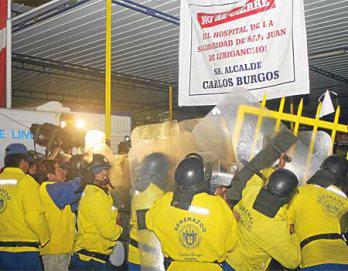 Municipio de SJL clausura Hospital de la Solidaridad