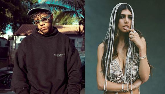 Jhay Cortez lanza junto a Skrillex su nuevo sencillo, “En mi cuarto”, y Mia Khalifa protagoniza el video. (Foto: Composición/Instagram)
