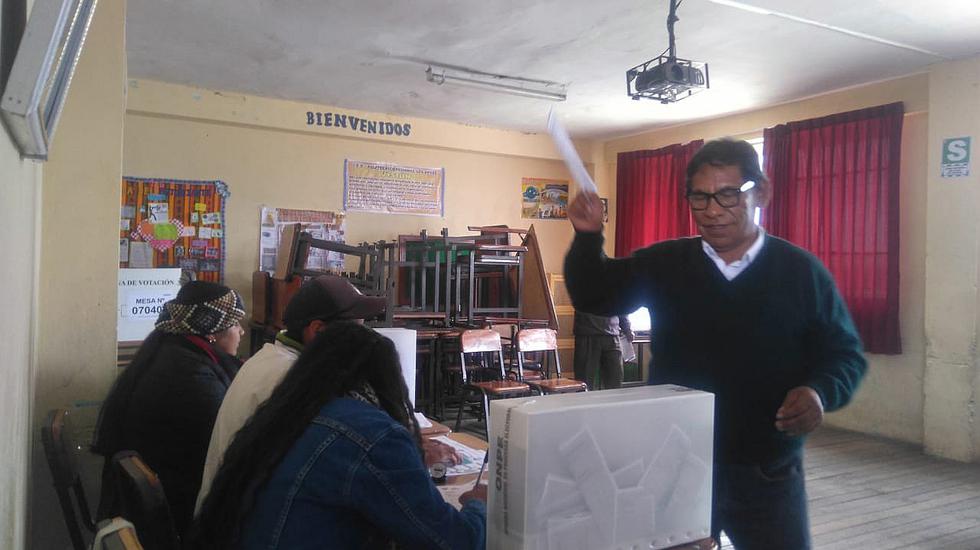 Gran parte de los candidatos en la región Puno ya emitieron su voto