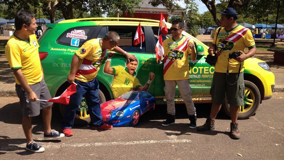 Viajaron por carretera para conseguir el autógrafo de Neymar
