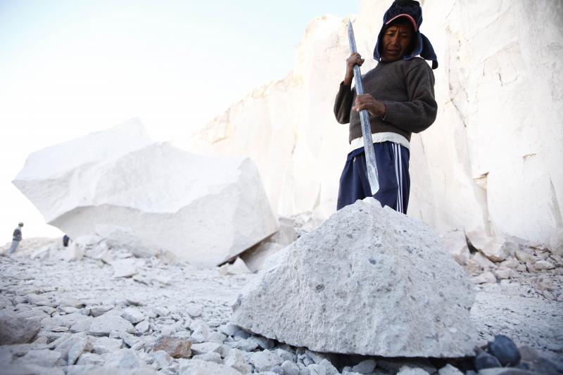 Extracción de sillar es Patrimonio Cultural