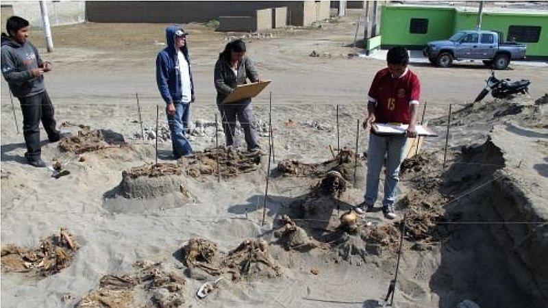 Hallazgo de imágenes divinas Chimú en textiles de menores sacrificados es inédito en Perú
