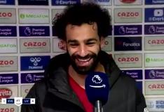Curiosa reacción de Salah: soltó gran carcajada cuando le preguntaron por Messi y el Balón de Oro (VIDEO)