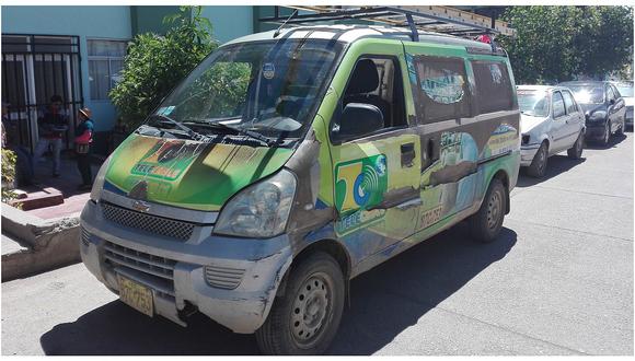 Asaltan minivan de empresa de televisión por cable y se llevan equipos valorizados en 40 mil soles