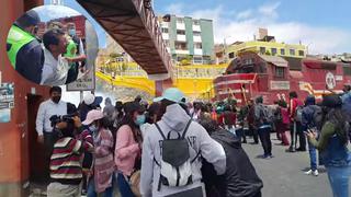 Estudiantes bloquean vía férrea de Southern y son detenidos por la Policía