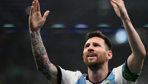 Lionel Messi marcó el 1-0 de Argentina vs. Australia. (Foto: AFP)