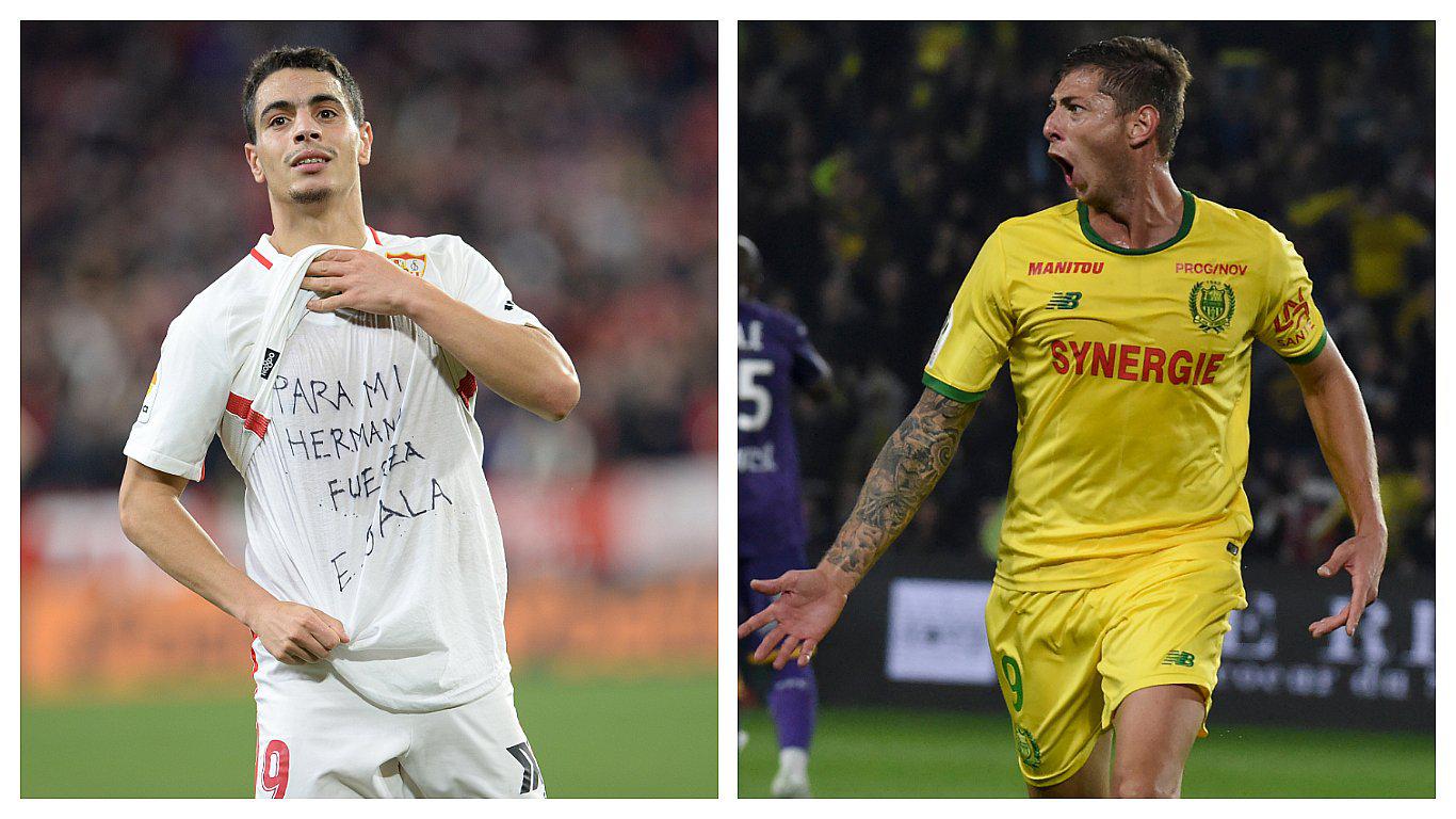 ​Jugador del Sevilla le dedicó a Emiliano Sala su gol al Barcelona (VIDEO)