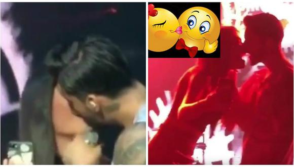 Maluma le da un beso a una seguidora en concierto y ella reacciona así (VIDEO)